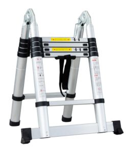 Thang rút đôi inox 1.9m+1.9m đến 3.2m+3.2m