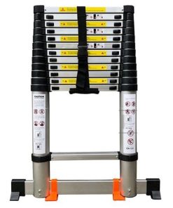 Thang rút đôi có bánh xe Nhôm 1.9m+1.9m đến 3.7m+3.7m