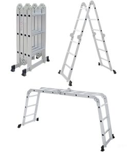 Thang gấp đa năng 4 đoạn Nhôm Bậc 3 đến 6